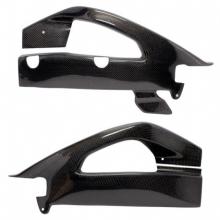 protections de bras oscillant carbone avec protection de chaine gsxr 1000