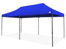 tonnelle semi pro 3x6 40mm bleu