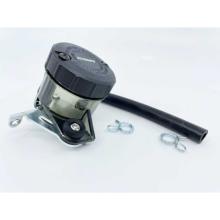 Kit reservoir de fluide 45ml fume et durite et fixation inox et clamp